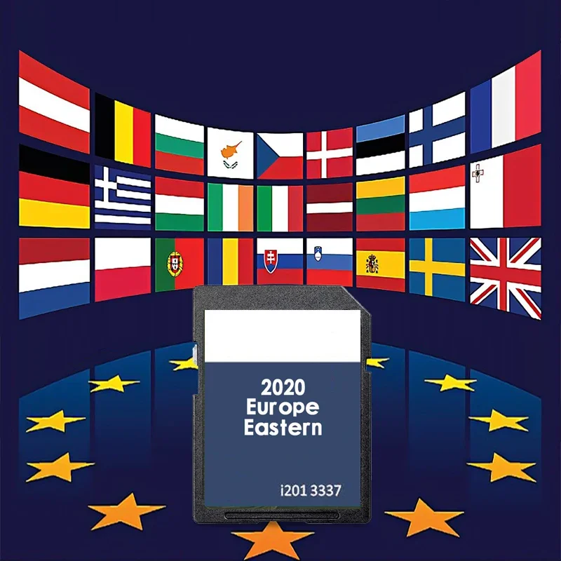 

RNS 310 OST EAST FREE Shipping Sat Nav Map Update Sd Card For Bosch With Antifog Flim