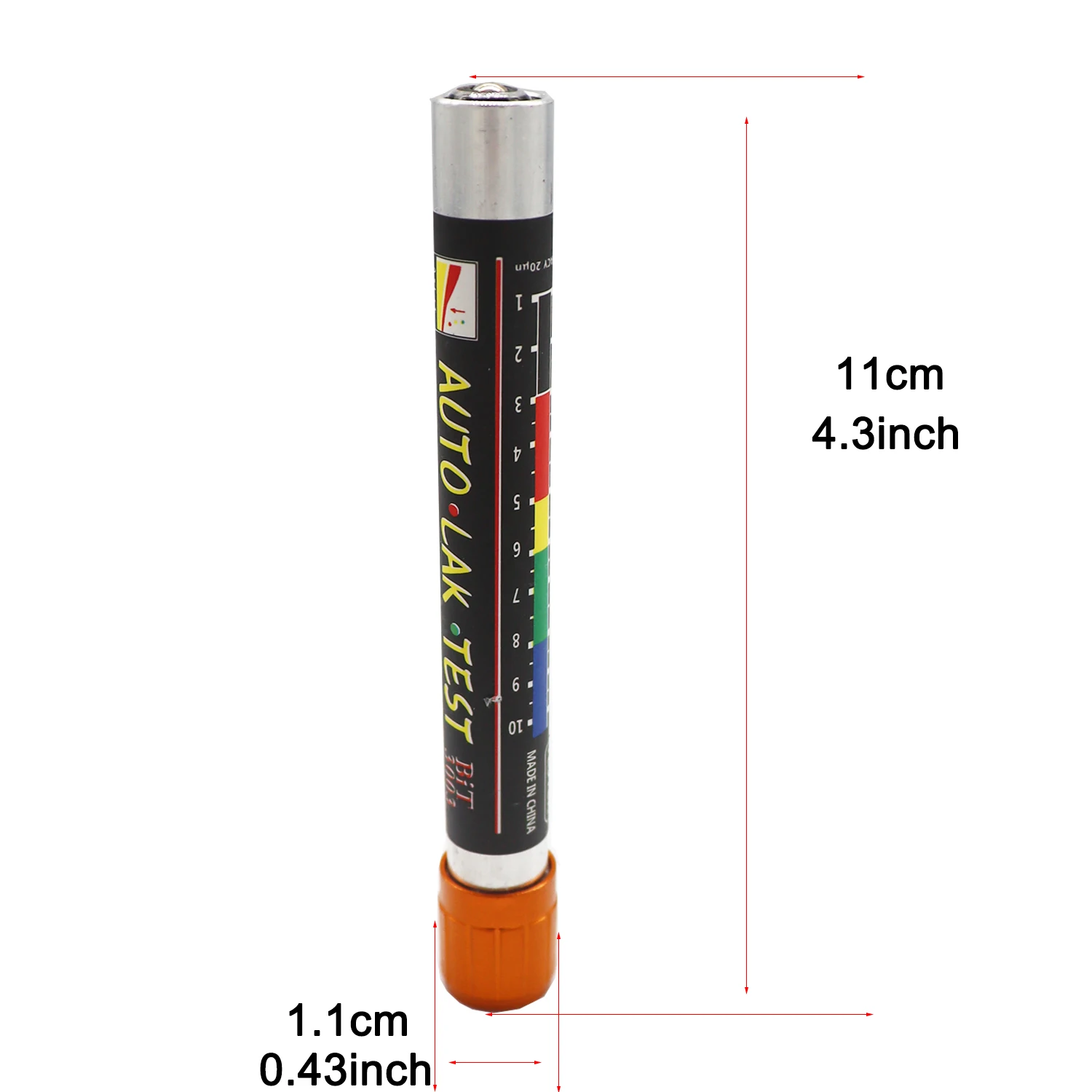 Car Paint Thickness Tester Pen Car Coating Thickness Gauge with Magnetic Tip Auto Paint Gauge Meter Car Coating Thickness Meter 3