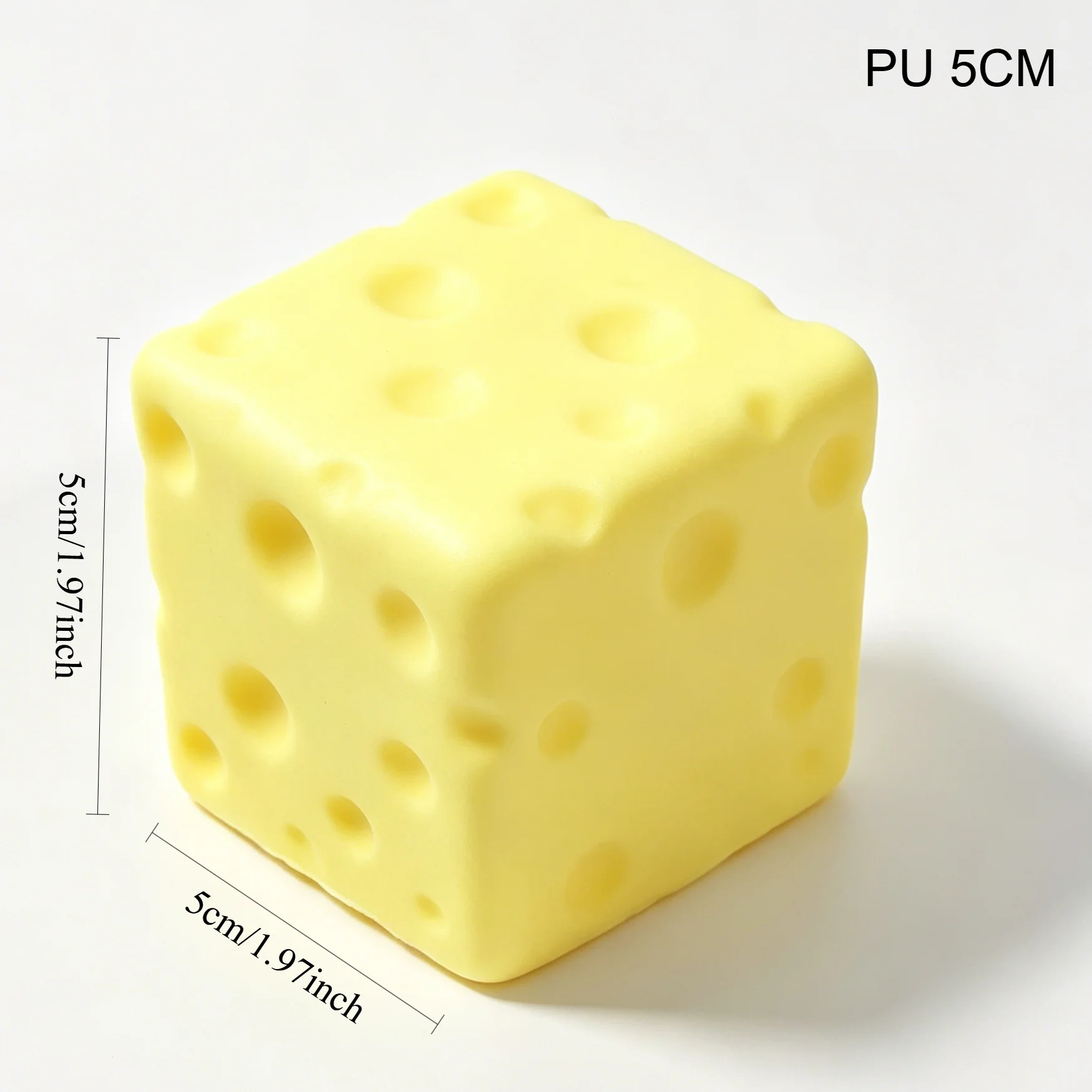 Cheese Squishy Slow Rising Stress Relief Toy for Adults - Fun Party Favor Gift