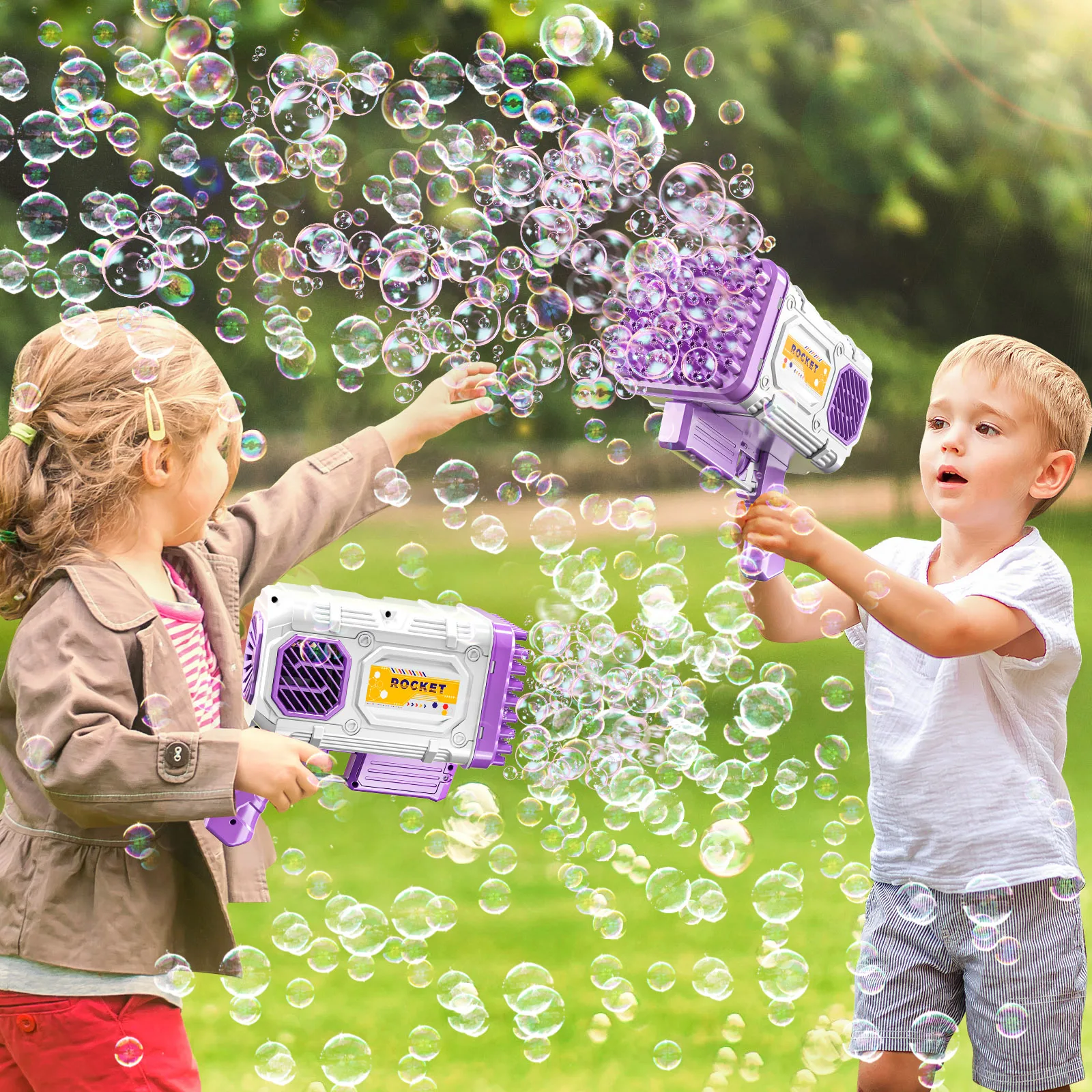 86-Hole Rocket Bubble Gun 6