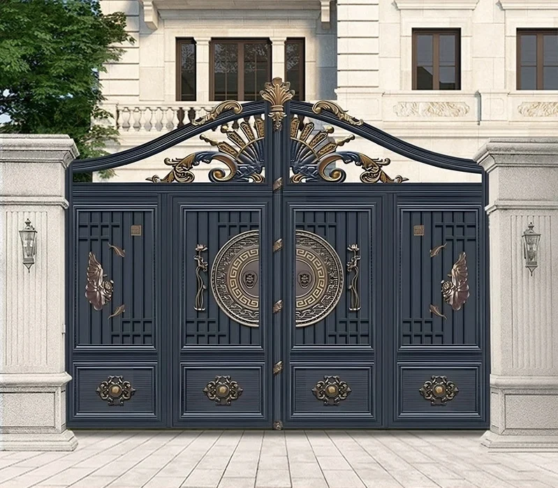 European Style Modern Aluminum Gates For Houses Ornate Aluminum Garden Gates For Villas & Estates