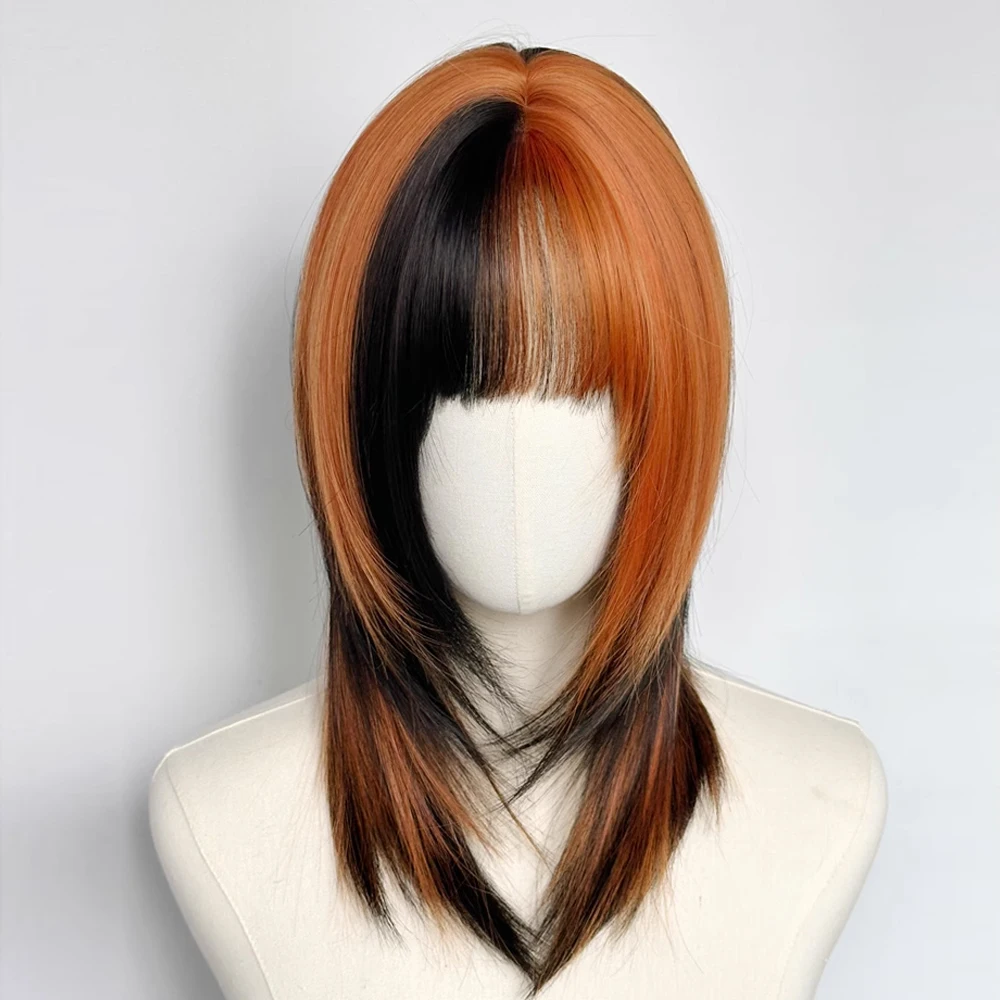 Рисунок 3 - Синтетический короткий прямой парик с эффектом омбре