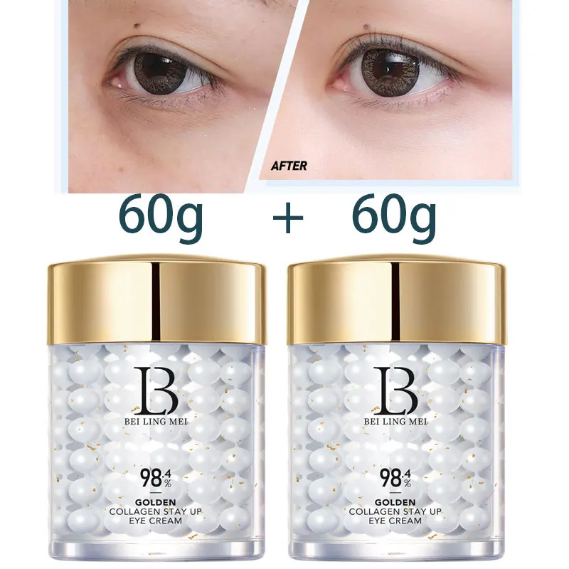 Collagen Eye Cream 60g Dark Circle Moisturizing Anti-Aging Anti-Puffiness Unisex Male Female Korean Skin Care