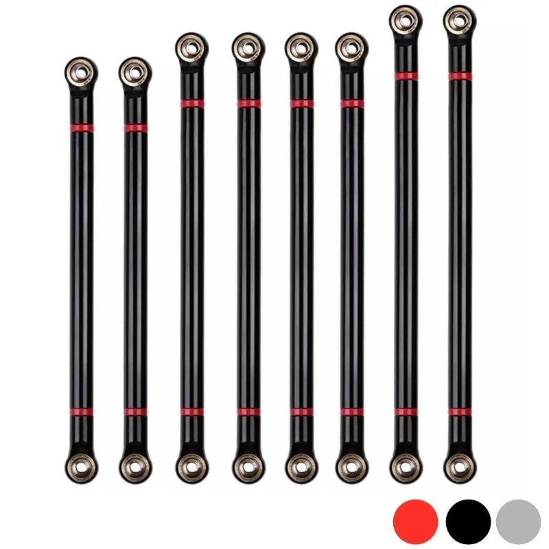 ZuoLan Edelstahl Linkage Set 313mm - Für Axial SCX10 II 90046 Crawler