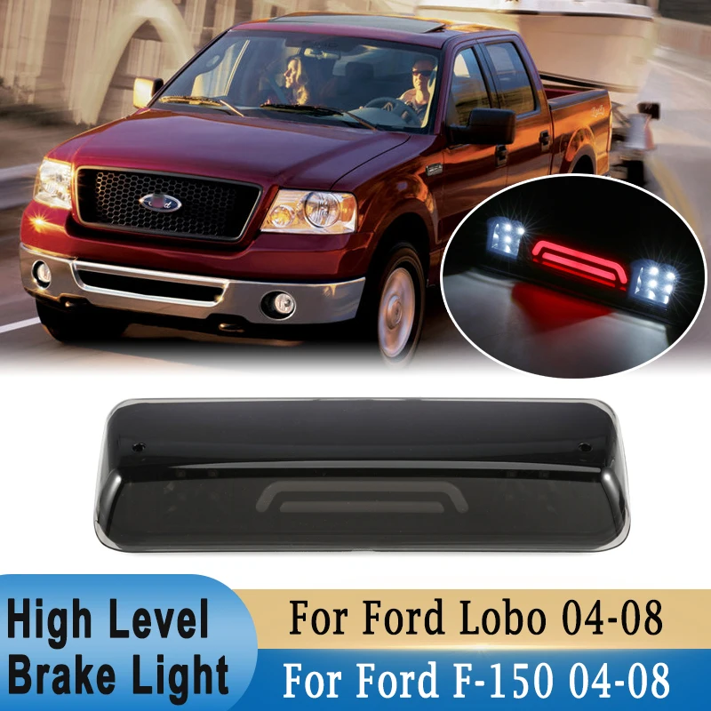 Luce Freno Posteriore Di Alto Livello Lente Nera 3Rd Cargo Light Per Ford F150 / Lobo 2004-2008 Per Ford Explorer Sport Trac 2007-2010