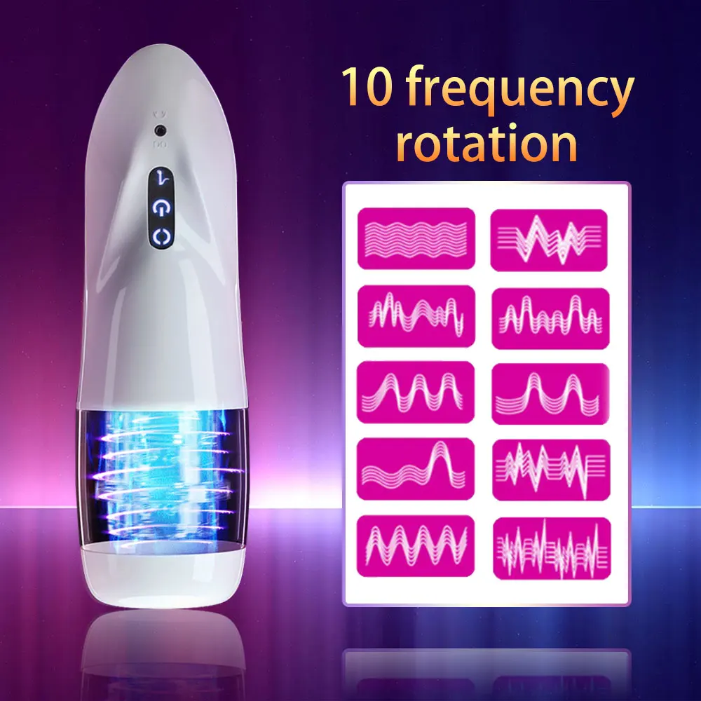 

Automatic Rotation Male Masturbator Cup Sex Machines Silicone Vagina Real Pussy Blowjob Pocket Adult Masturbation Toys for Men