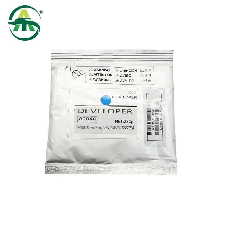 W9040 Developer for HP E77822 77825 72530 77830 77840 77850 77860 78223 Developer Powder CMYK/230g