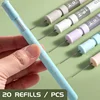 M&G 5 Boxes 2B/HB 0.5/0.7mm Pencil Lead Refill 120mm Morandi Color Mechanical Pencil Refills Automatic Drawing Pencil Leads 3