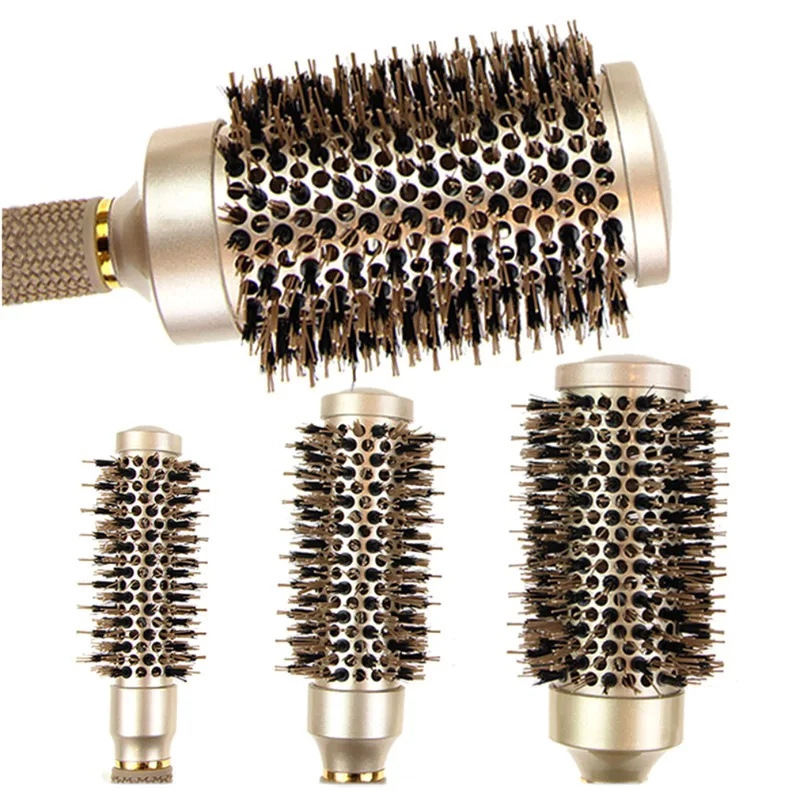Professional Hairdressing Brushes Salon Curling Roll Comb Set Hair Dryer Brush For Womens Hair Supplies Barbershop Accessories 3
