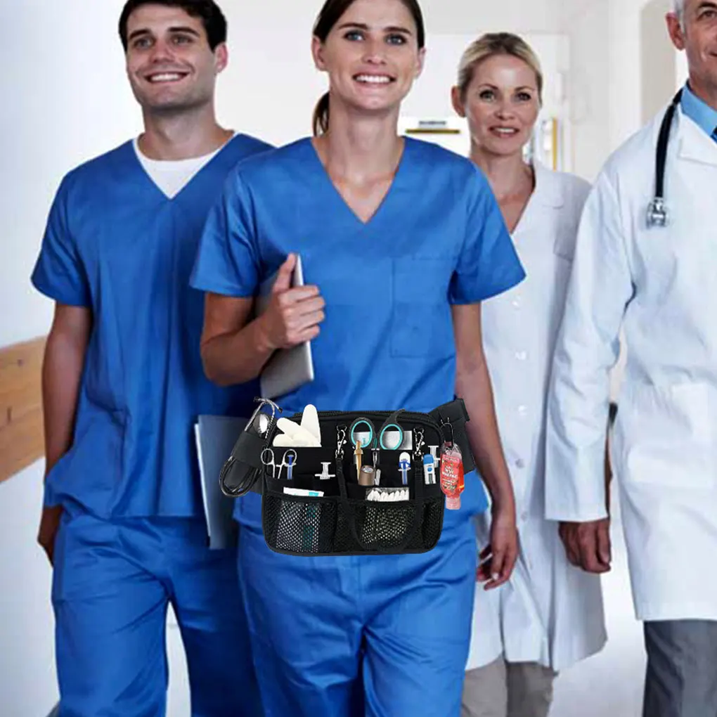 

Polyester Durable And Practical Fanny Pack For Outdoor Activities Adjustable Nurse Fanny Pack