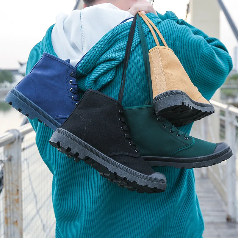 Autunno nuovo stile stivali alti da cavaliere all'aperto alpinismo casual sneakers scarpe da uomo 2024_voghion.com