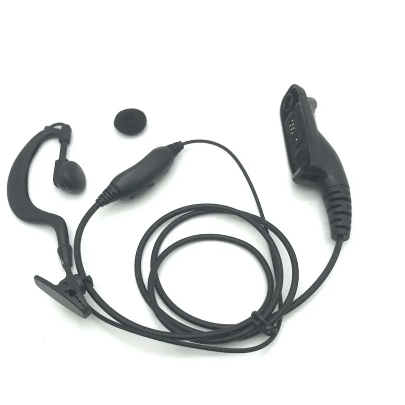 Eea Hook PTT Earpiece Headset Microphone for Motorola Xir P8268 P8668 APX2000 APX6000 APX7000 DP3400 DP3600 DP4400 DGP6150 Radio ear hook earpiece ptt mic speaker headset for motorola xir p8268 p8260 p8200 apx4000 apx2000 apx6000 xpr6300 mtp6550 ham radio