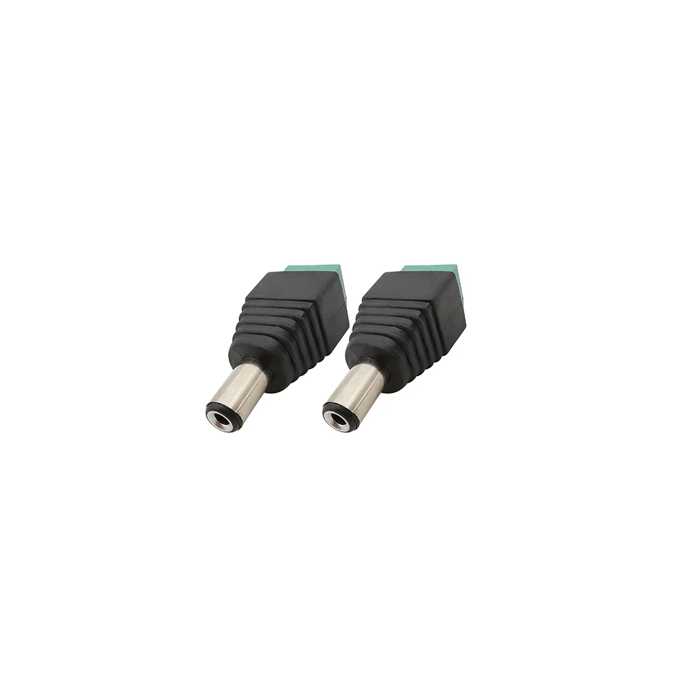 2/5/10 Stück 12 V 5,5 mm x 2,5 mm weiblich männlich DC-Netzstecker-Klinkenadapter für CCTV-Kamera-LED-Streifen-Anschluss – Detail 1