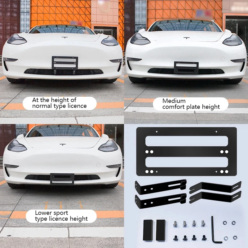 ☆新品　テスラ　カープレート テスラモデル 3 Y 2023 2024 アップデート車リフティングナンバー