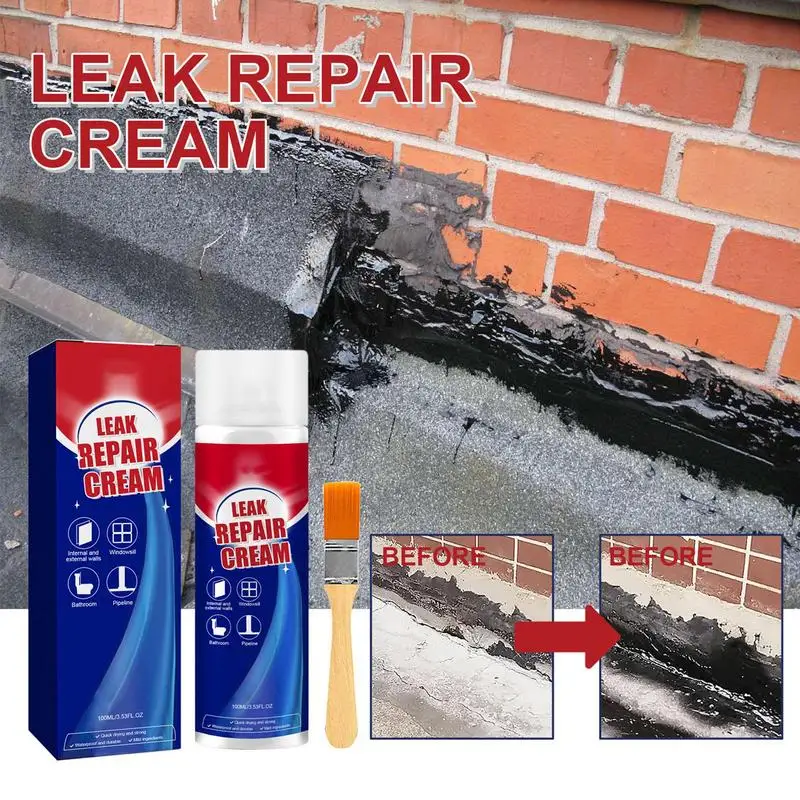 Spray de Reparo Invisível Impermeável Agente de Reparo Cerâmico Multiuso Spray Selante Anti-vazamento Creme de Parede 100ml