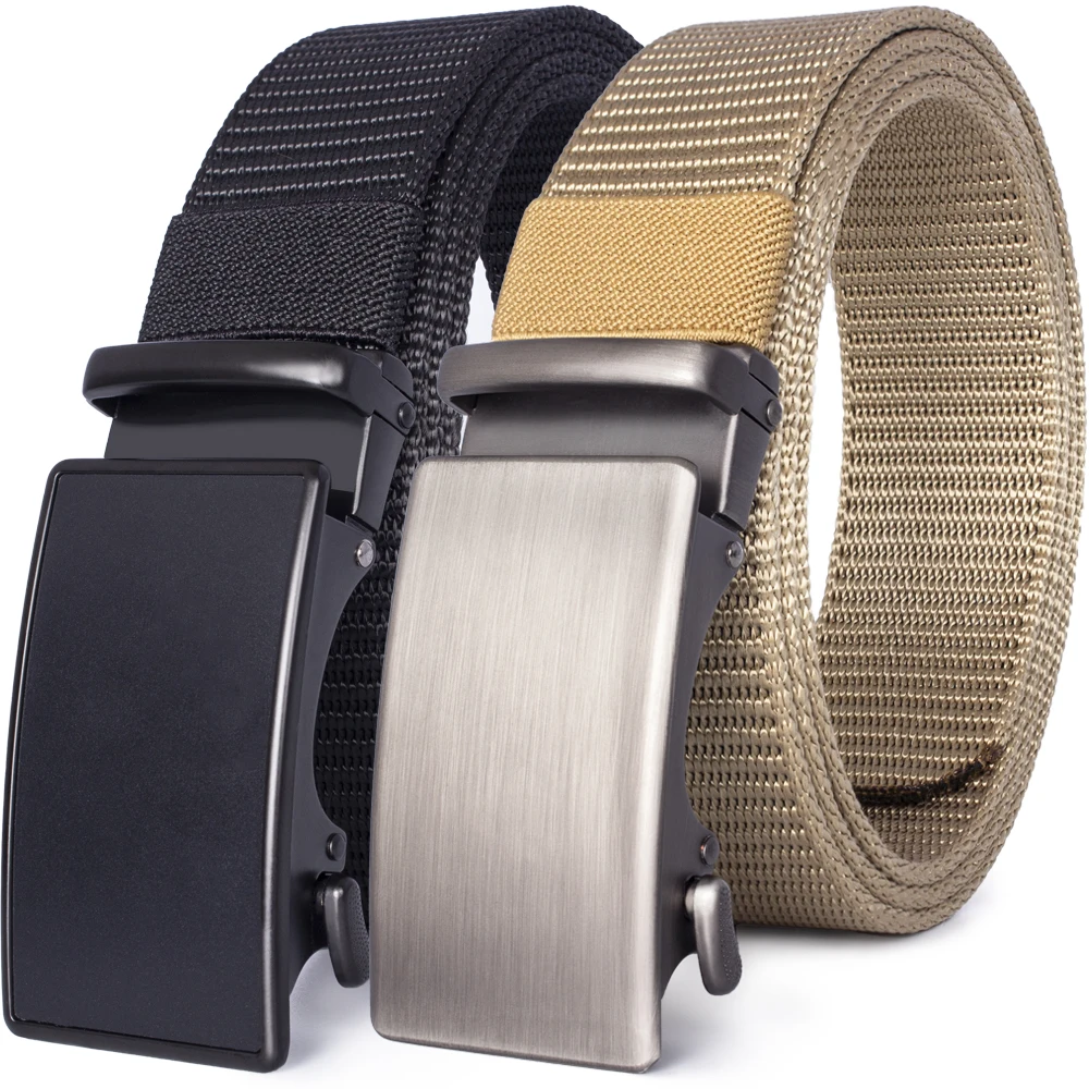 DUPAI FASHIONIS Men's Nylon Canvas Belt Male Korean Version All-Match Casual Automatic Buckle Golf Belt for Men  남성골프벨트 tushi men s nylon canvas belt male korean version all match casual automatic buckle golf belt famous brand belt women belt