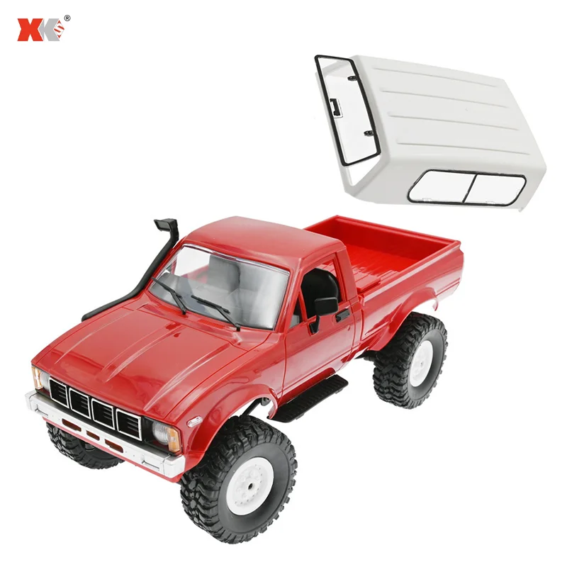 WPL C24 C14 1/16 RC Car 2.4G Remote Control LED Light 4X4 Off Road Rock Crawler Climbing RC Truck Electric Toy Car Gift for Boys 5