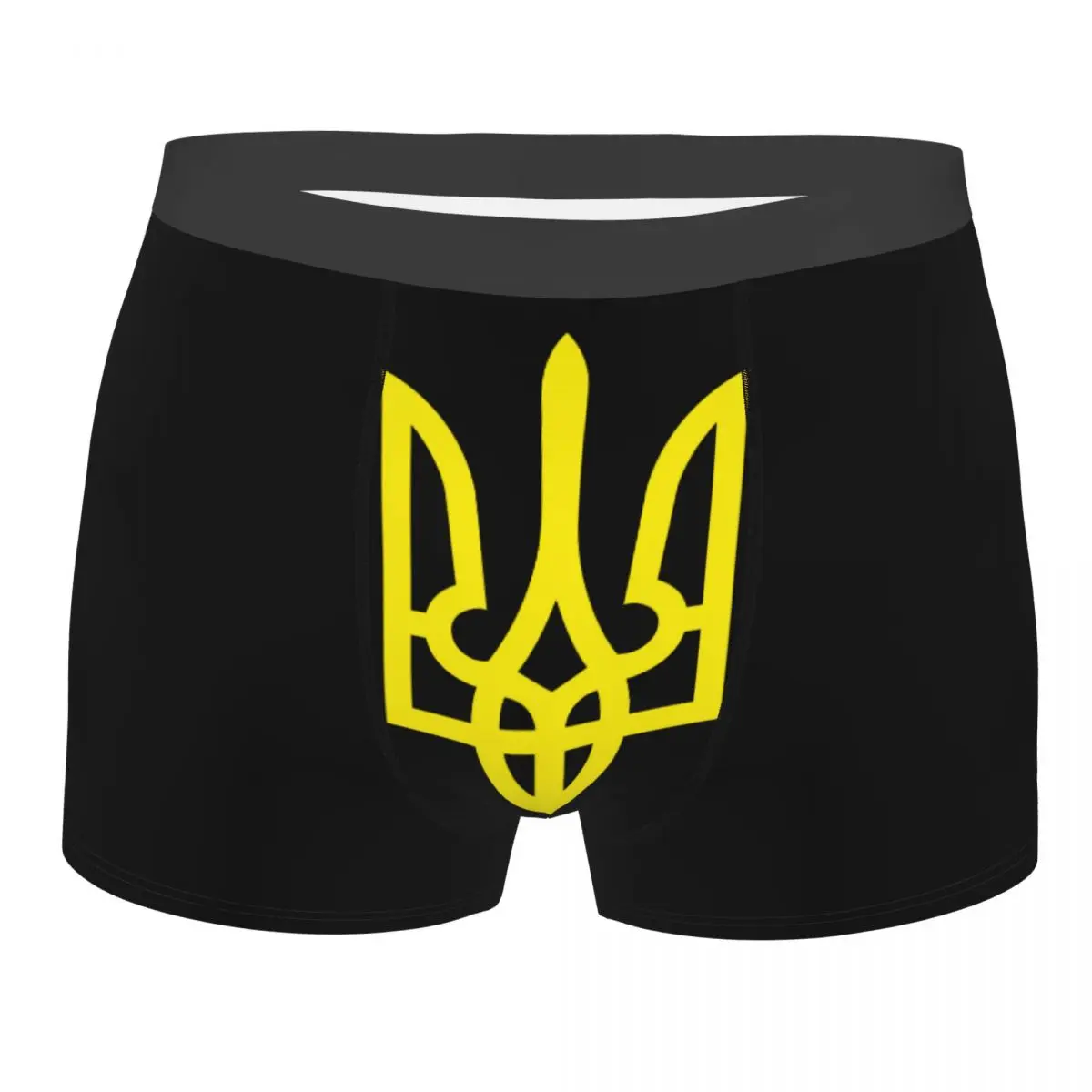 

Coat Of Arms Of Ukraine Underwear Men Sexy Print Custom Tryzub Ukrainian Flag Boxer Shorts Panties Briefs Soft Underpants