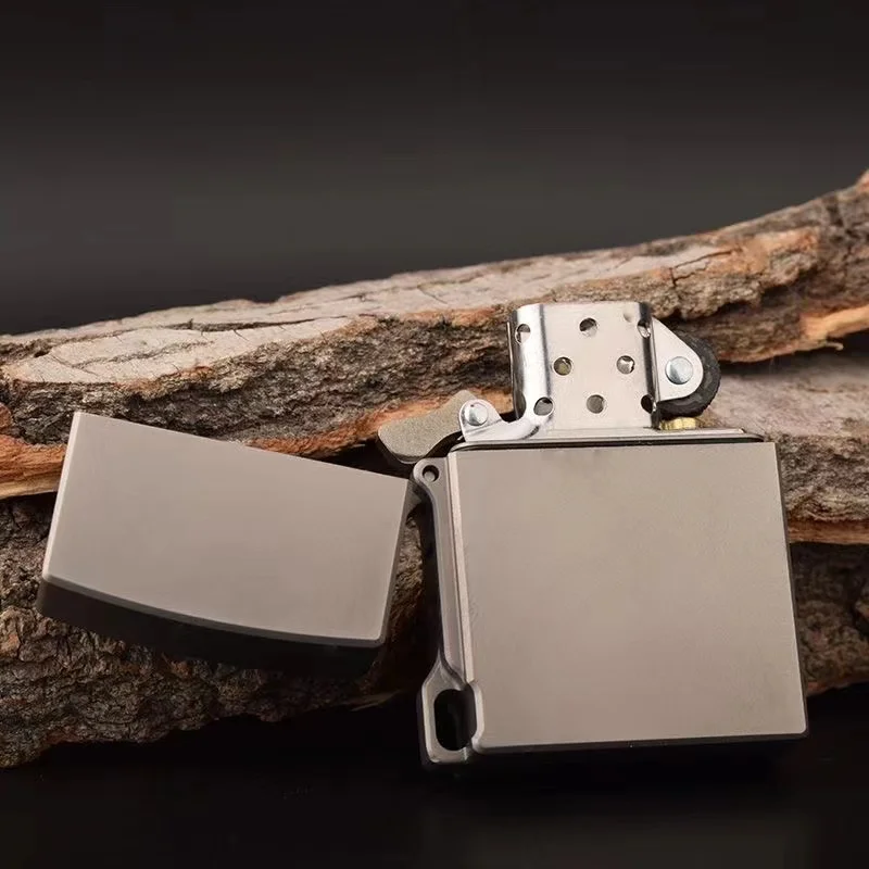 EDC Titanium Alloy Square Box Large Hinge Thick Shell Windproof Gift Hiking Handle Outdoor Camping Portable Tools 2