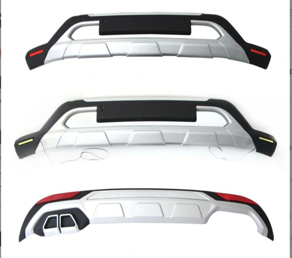 HighQualityABSChromeCarstylingPlasticFrontRearBumperGuard