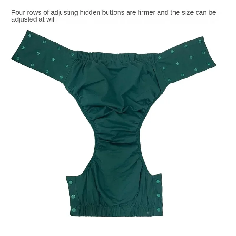 Cotton Cloth Adult Incontinence Washable Underwear Urine Diaper Pants for Reusable Diapers