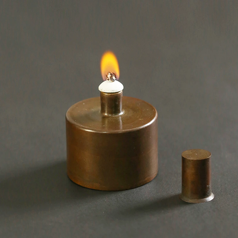 Portable Copper Alcohol Lamp Chemistry Alcohol Burner Lamp Lab