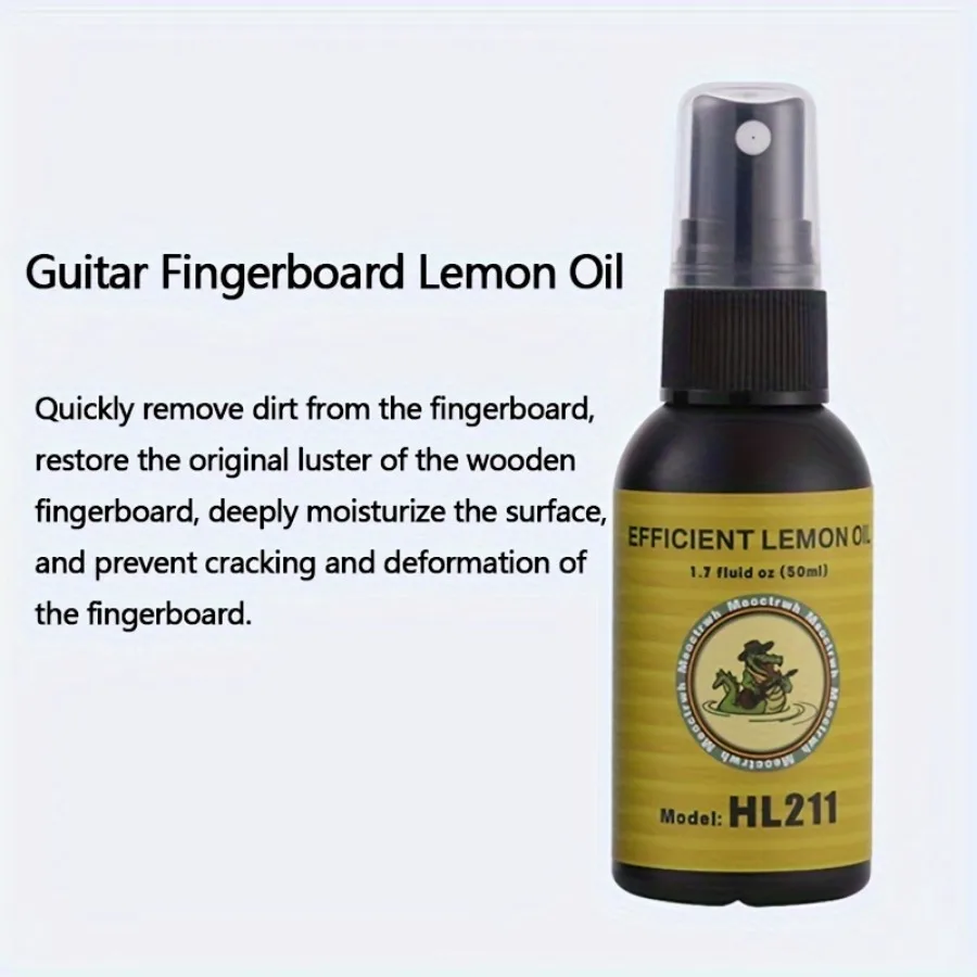 Musical Instruments Accessories Guitar Parts Guitar Repair Tool 50ML Guitar Fretboard Lemon Oil For Guitar Fingerboard Cleaning Kit Fret Care Removes Dirt Grease Extends Fretboard Life