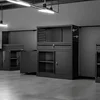Storage with 1 Drawer, 41.2" Steel Lockable Storage with Side Pegboard, Locking Metal Cabinet for 5