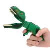 1PC Creative Funny Spoof Shark Telescopic Spring Manipulator Clip Bite Hand Dinosaur Prank Parent-child Interaction Toys 4