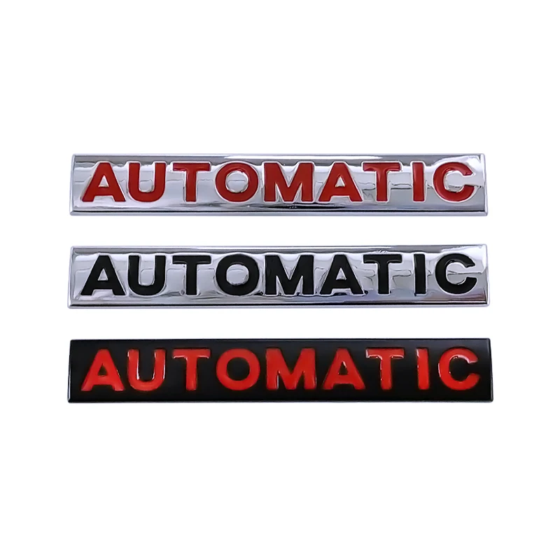3D Metal Logo Automatic Emblem Car Trunk Badge Decal Per Vw Honda Jeep Renault Hyundai Skoda Kia Automatic Sticker Accessori