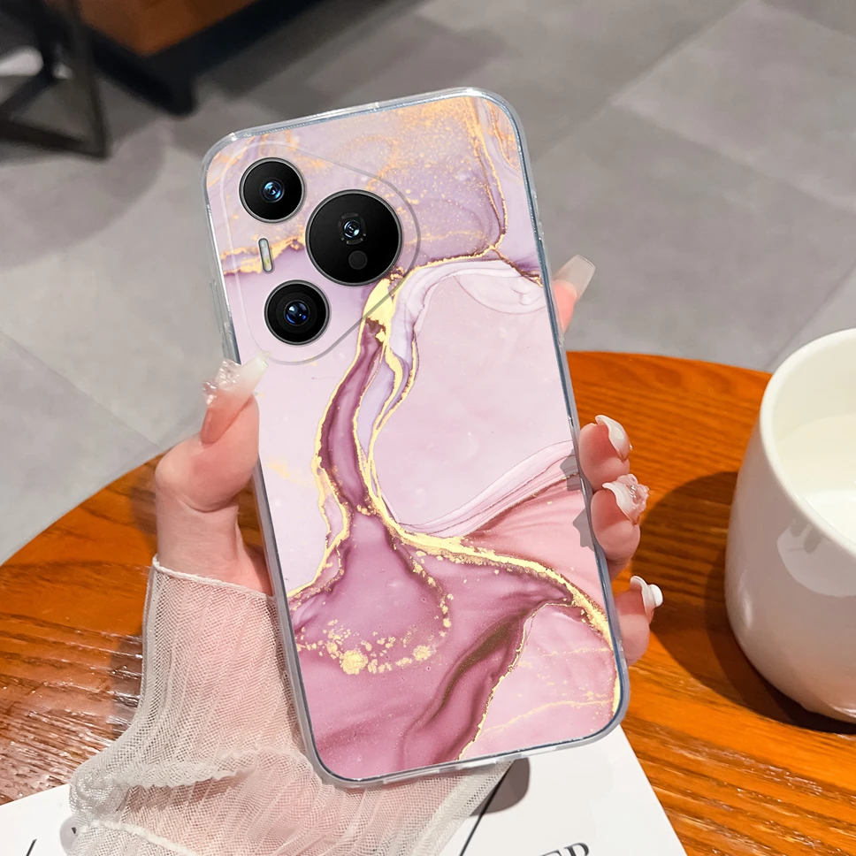 Transparent Cute Flower Phone Case - Soft TPU Silicone Shockproof Protective Cover