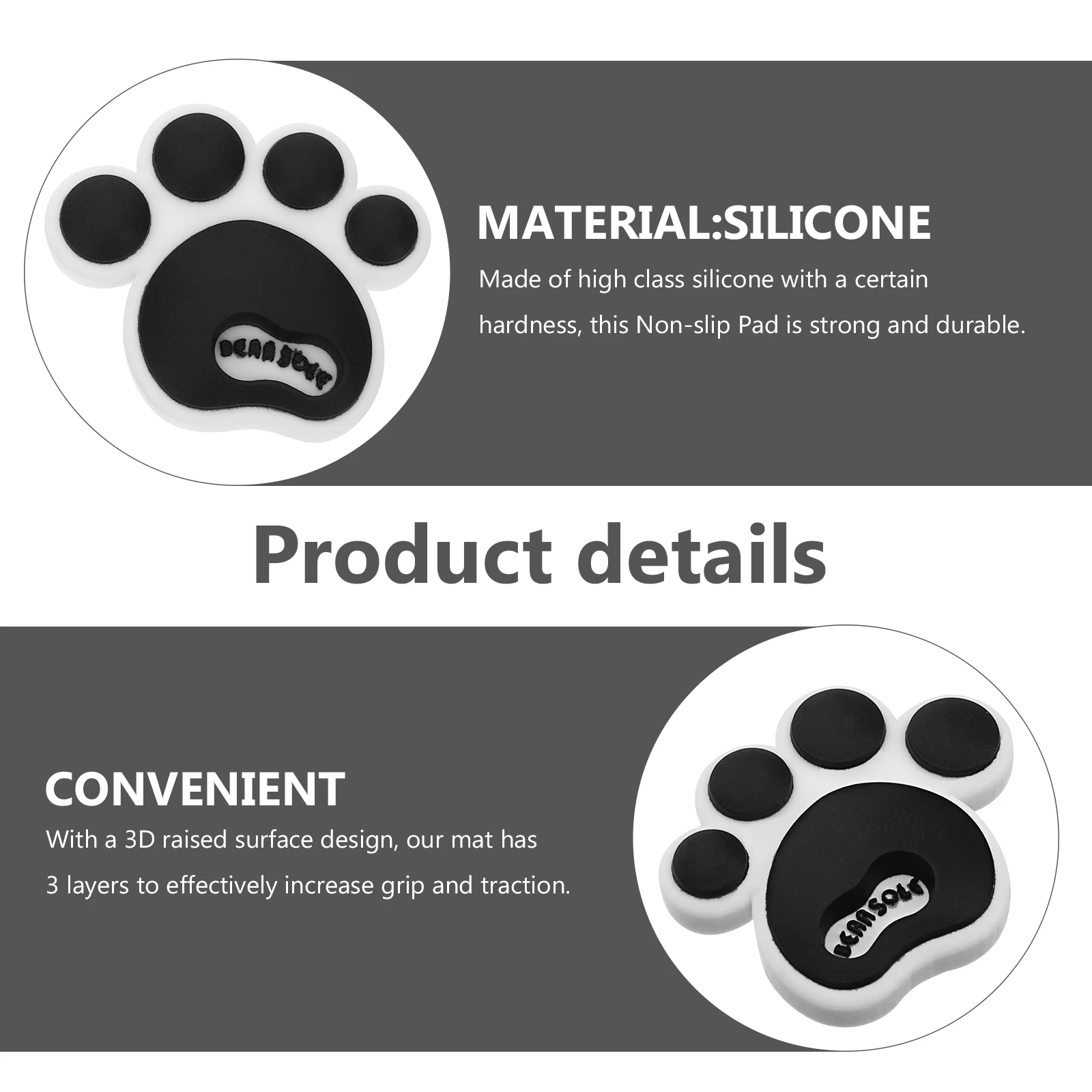 4Pcs Snowboard Deck Pads Snowboard Anti-Slip Cushions Snowboard Anti-Slip Stomp Pads Outdoor Sports Anti-Slip Pads 5