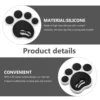4Pcs Snowboard Deck Pads Snowboard Anti-Slip Cushions Snowboard Anti-Slip Stomp Pads Outdoor Sports Anti-Slip Pads 5