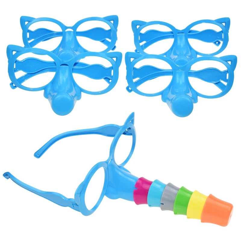 Funny Novelty Entertainment Tricky Desktop Game Liar Fibber Game Hilarious Noses & Glasses Puzzle Game 5