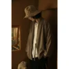 Second Order Japanese Style Kendo Jacket Retro Knitted Kimono Men's Cardigan 3