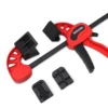 Woodworking 2-in-1 Quick Clamp with Right Angle Jig 6"/12" Heavy-Duty F-Clamp Adjustable 90° Corner Clamps One-Handed Bar Clip