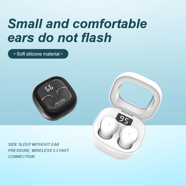 Auriculares invisibles para dormir, audífonos intrauditivos inalámbricos  con Bluetooth, impermeables IPX5, con micrófono, HIFI, para música -  AliExpress