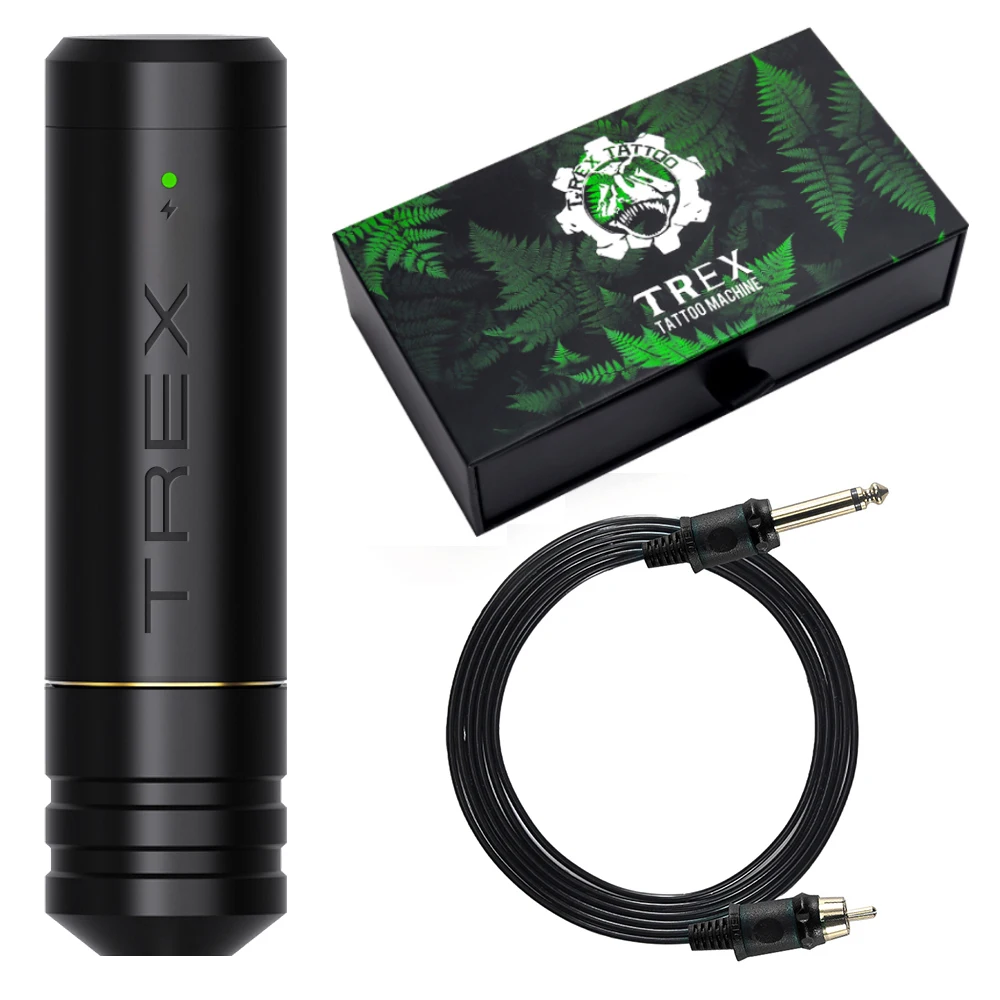 

T-Rex Generation 3 Rotary Tattoo Pen Machine with Custom Motor 29mm Slim with RCA Cord Permanent Makeup