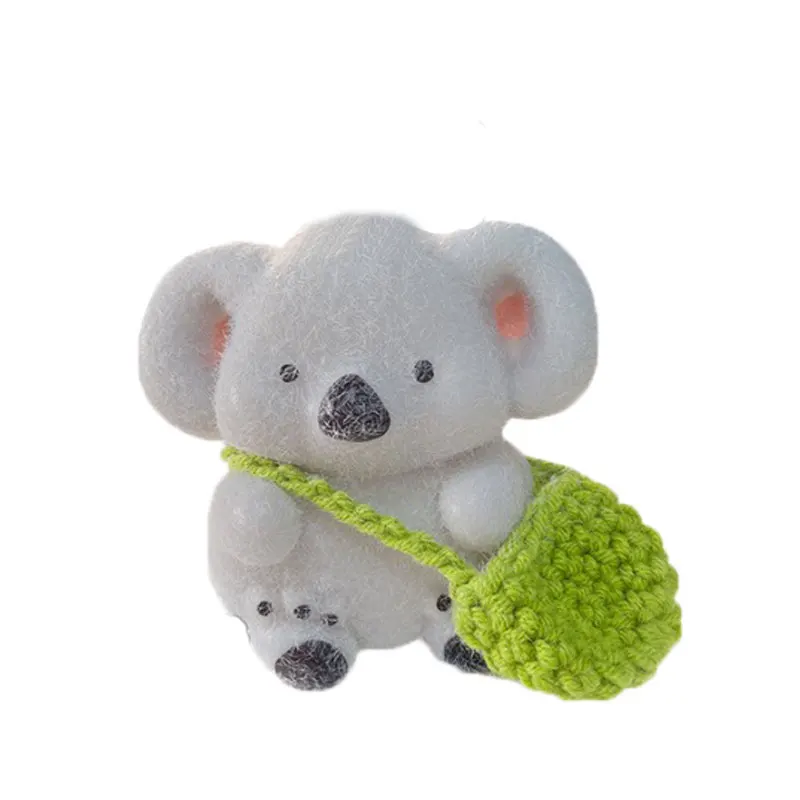 Kawaii Koala Squeeze Toy Slow Rebound Toy Fidget Toys Handmade Silicone Stress Relief Squishy Toy Sensory Toys 6
