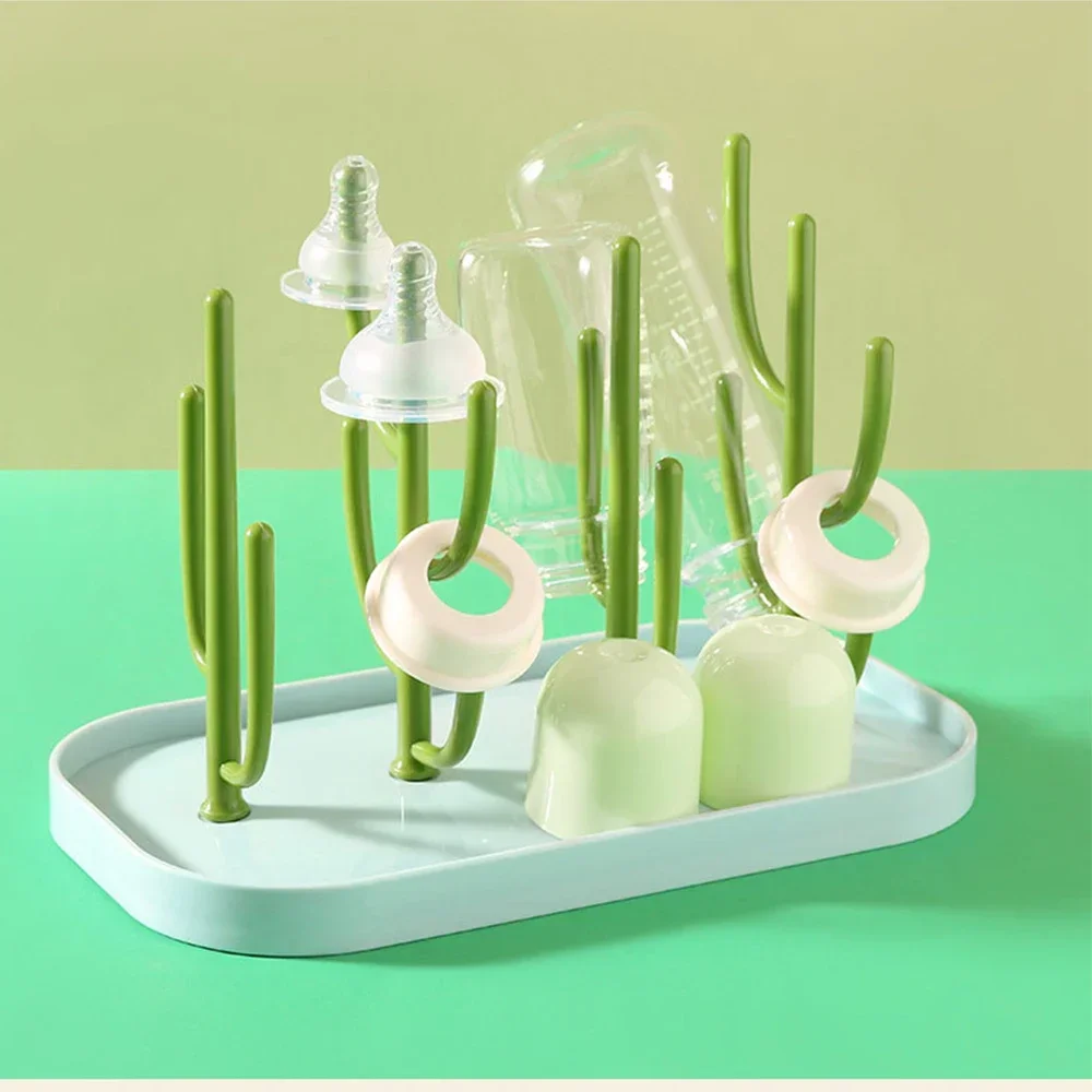 Baby bottle drying rack feeding cup holder storage drying shelf