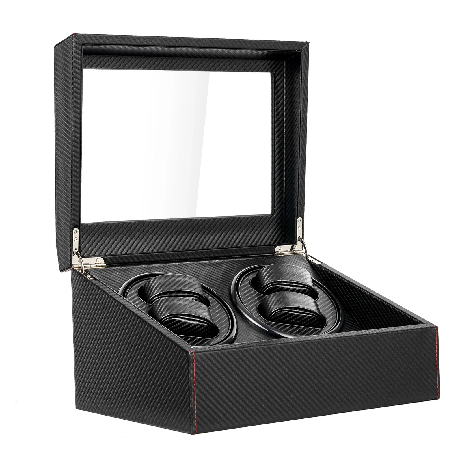 Automatic Watch Winder Display Box with 4+6 Slots for Men and Women, PU Leather Storage... - SKU LAWW1651 - UGI Packaging