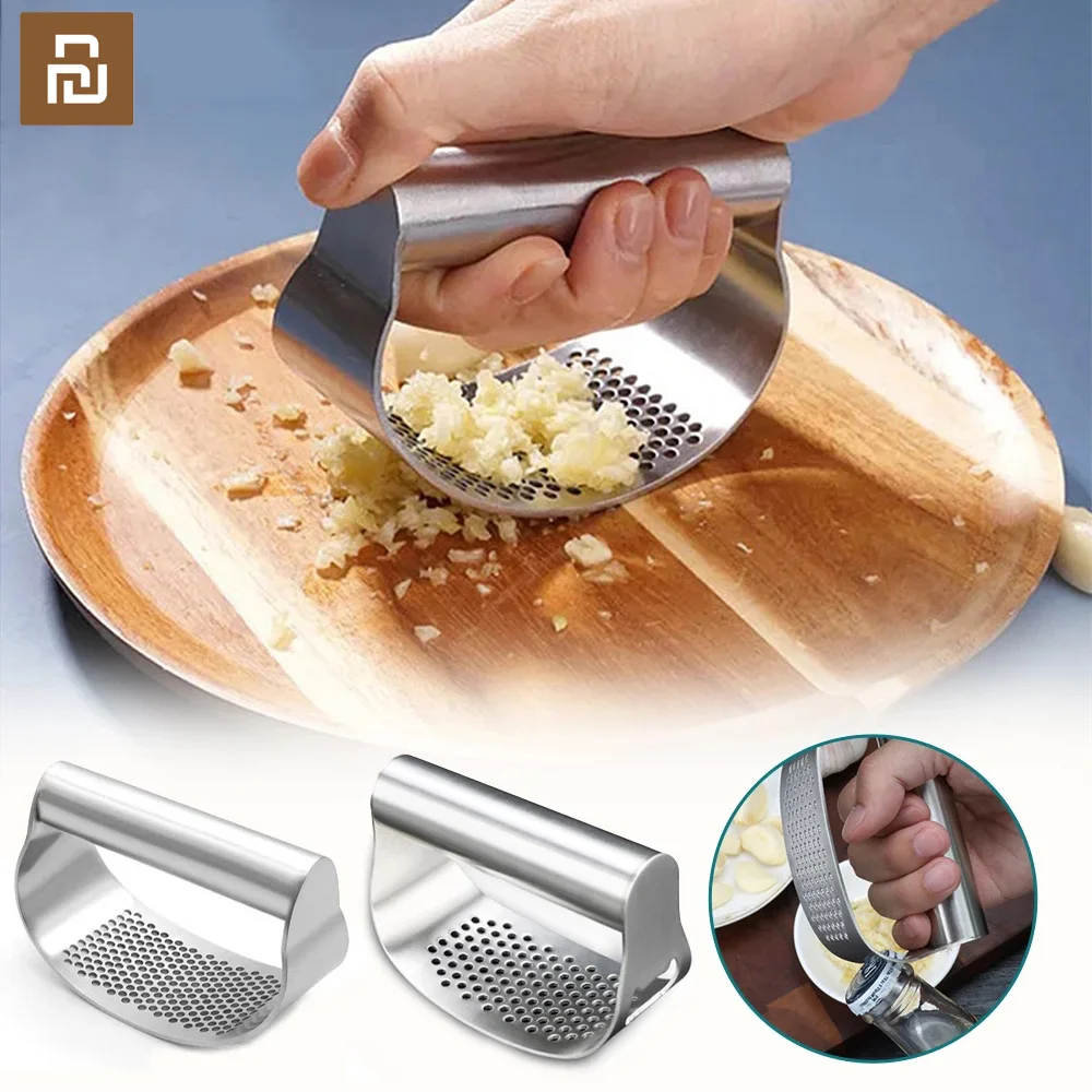 

Youpin Stainless Steel Garlic Press Rocker Garlic Rocker Crusher Garlic Chopper Mincer Press Kitchen Garlic Masher Kitchen Tools