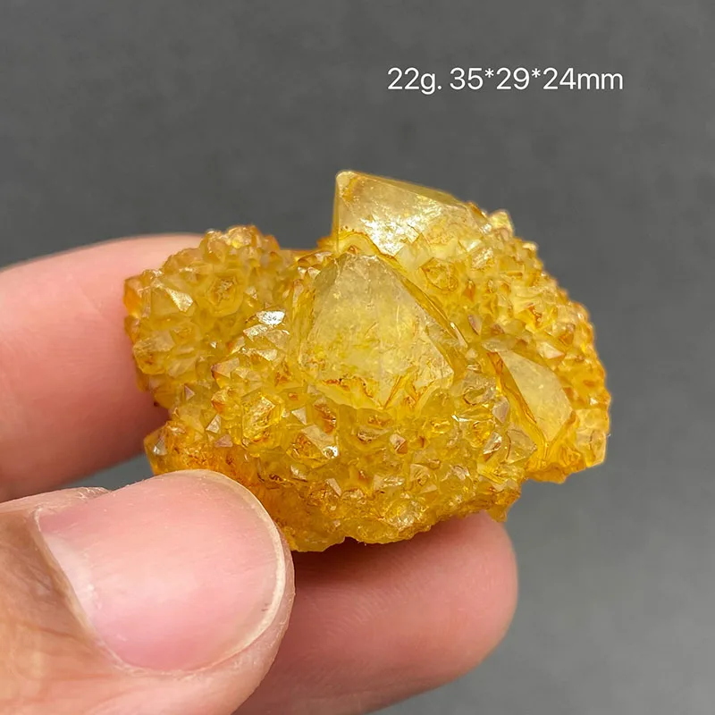100%  Natural citrine Mineral Specimens Stones and Crystals Healing Crystal from China