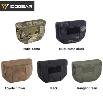 IDOGEAR Tactical Armor Carrier Drop Pouch AVS JPC CPC Pouch Waist Bag EDC Combat  Tactical Waist Pouch  Multi-camo 3520 6