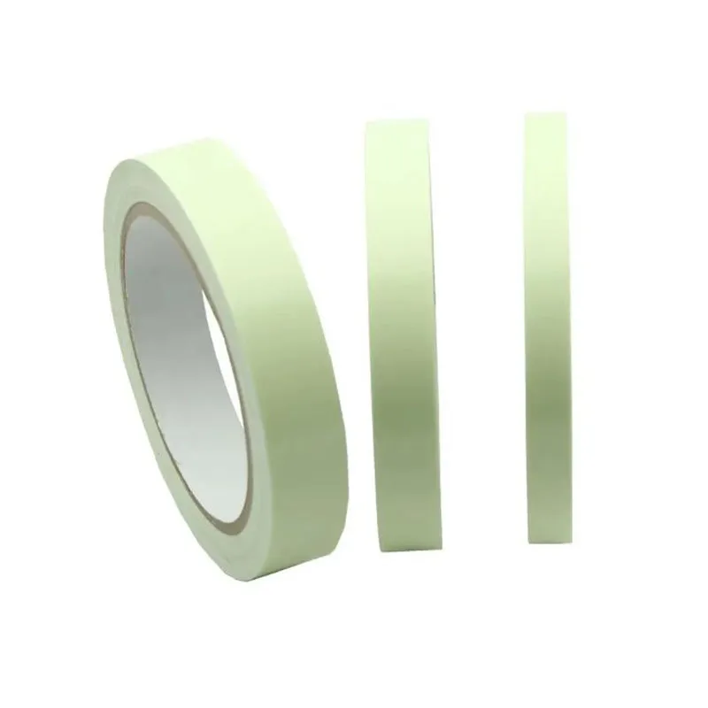 Self Adhesive Green Luminous Tape Glow In The Dark Stickers Stage Decorative Fluorescent Tape Warning Stickers Fishing Tool