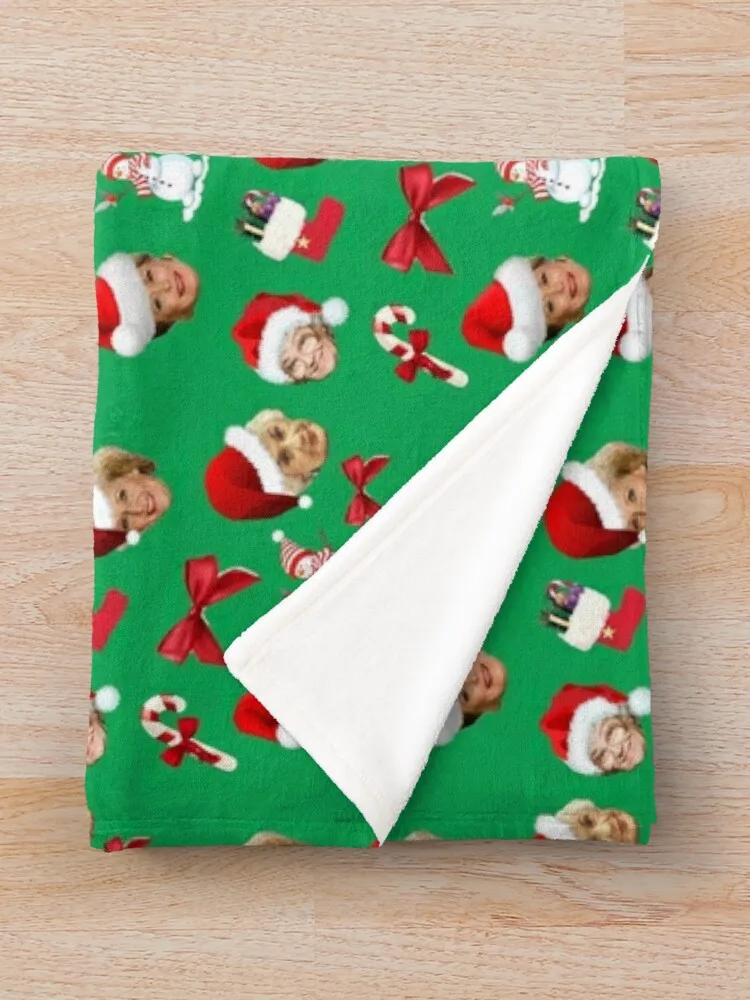 Golden girls- christmas pattern Throw Blanket Sleeping Bag Blanket Soft Bed Blankets