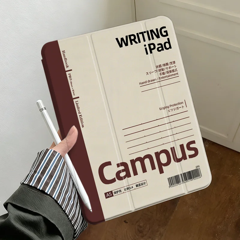 Notebook Classico 360 ° Custodia Rotante per iPad 10a/11a Gen, Air 11 (2026), Pro 11 (2025), Mini 6/7, con Slot per Apple Pencil, Funzione Auto Sleep/Wake - immagine 3