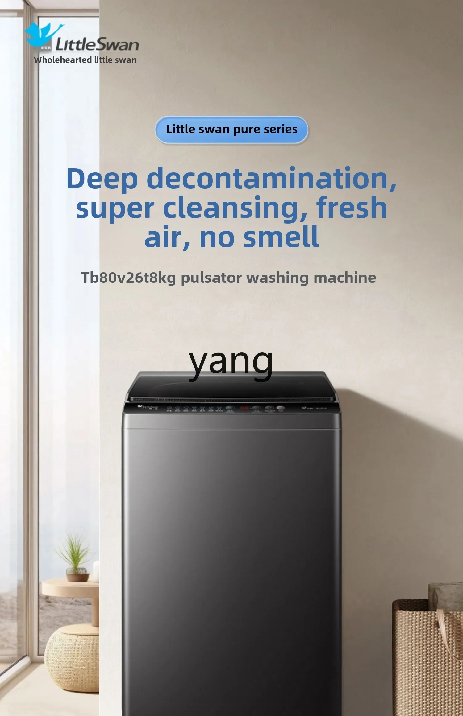 CX 8KG large-capacity automatic pulsator washing machine rental dormitory household washing machine integrated 5