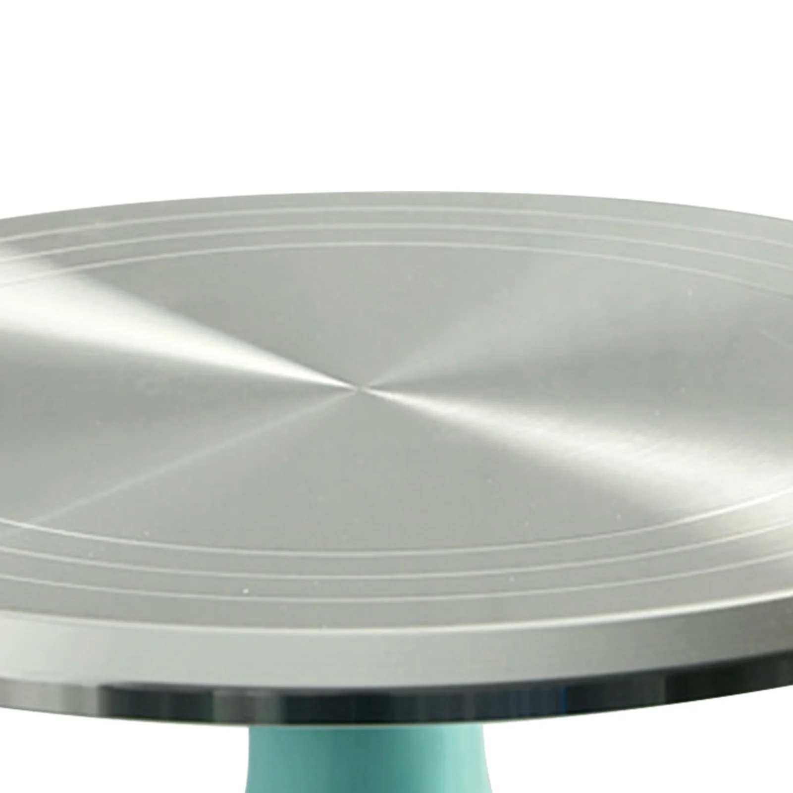 10 Inch Revolving Cake Stand Stable Aluminum Alloy Cake Turntable Rounded Edges for Home Decorating Supplies