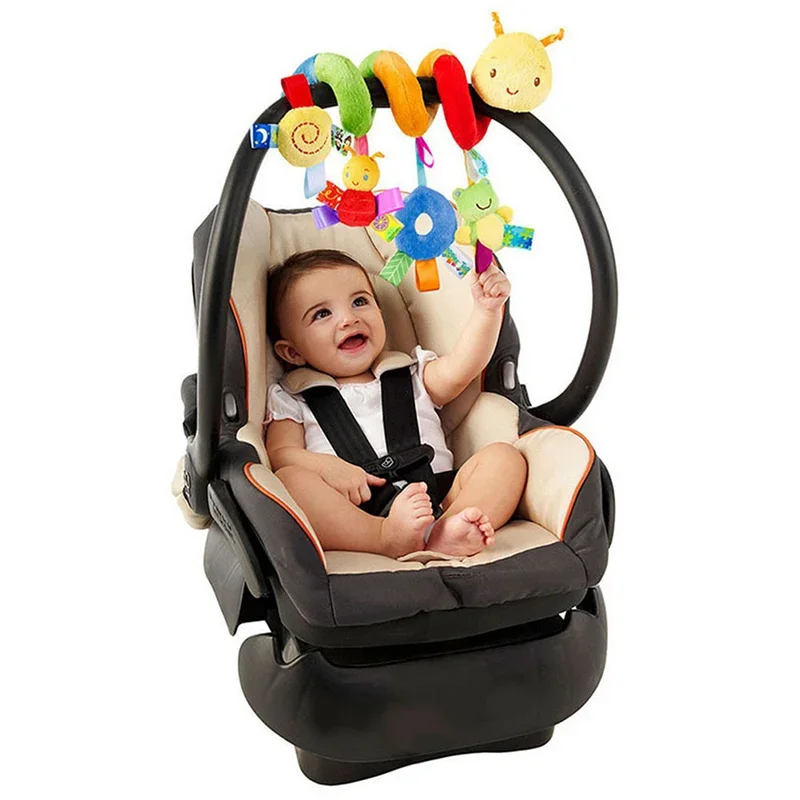 Baby Rattles Mobiles Educational Toys For Children Activity Spiral Crib Toddler Bed Bell Baby Playing Kids Stroller